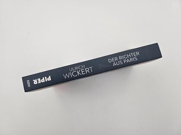 Außenansicht des Buches „Der Richter aus Paris“