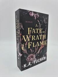 Außenansicht des Buches „A Fate of Wrath & Flame“