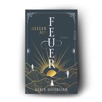 Außenansicht des Buches „Heller als Feuer“