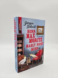 Außenansicht des Buches „Herr Max Moritz mahlt nicht mehr“