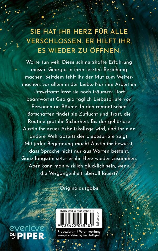 Rückansicht des Buches „Silent Promises“