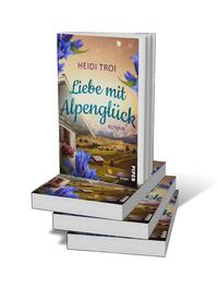 Bücherstapel des Buches „Liebe mit Alpenglück“