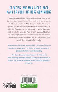 Rückansicht des Buches „The Score – Mitten ins Herz“ 