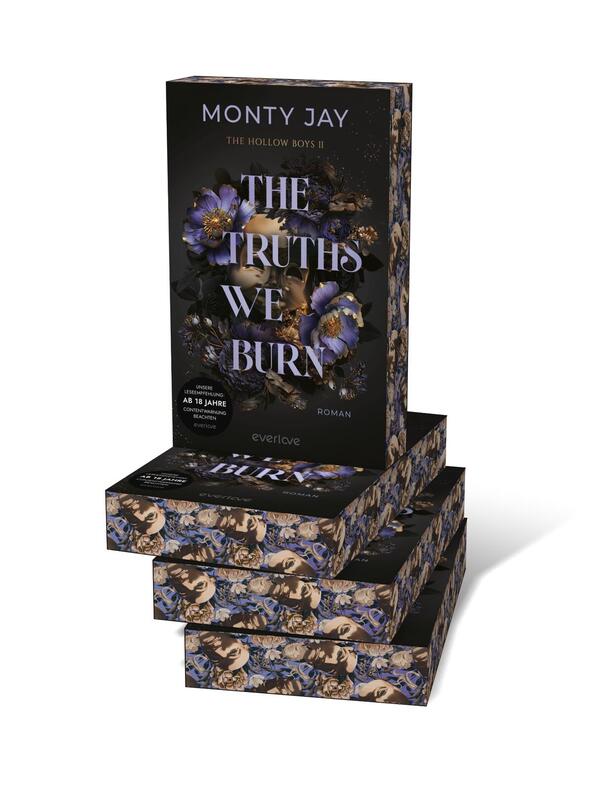 Außenansicht des Buches „The Truths we burn“