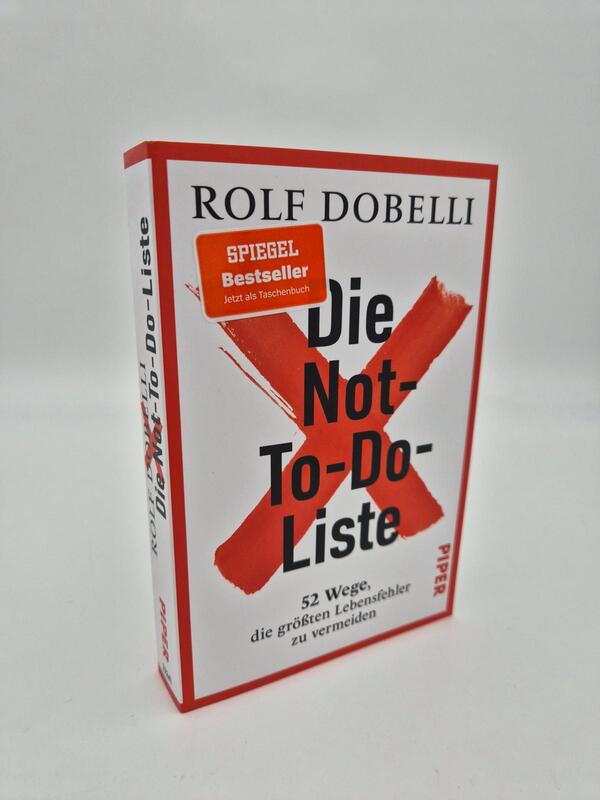 Außenansicht des Buches „Die Not-To-Do-Liste“