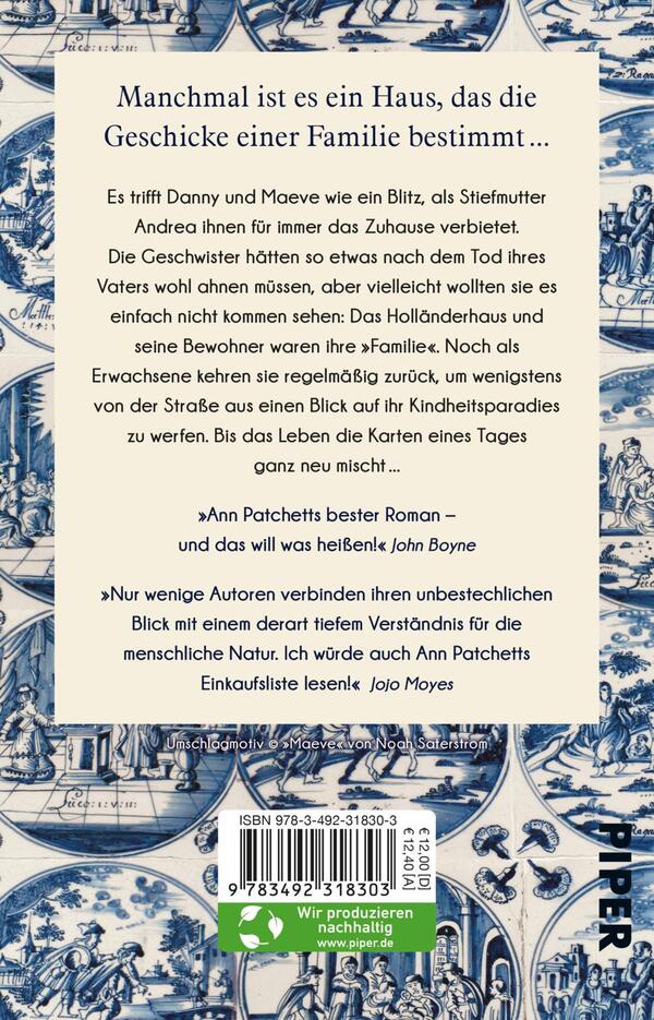 Rückansicht des Buches „Das Holländerhaus“