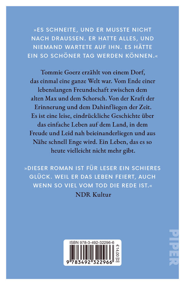 Rückansicht des Buches „Im Schnee“