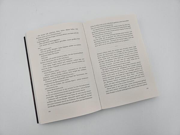 Innenansicht des Buches „Höllenfeuer“