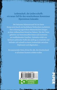Rückansicht des Buches „Mörderisches Kreta“