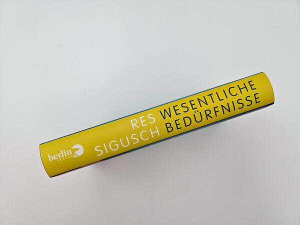 Außenansicht des Buches „Wesentliche Bedürfnisse“