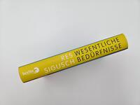 Außenansicht des Buches „Wesentliche Bedürfnisse“