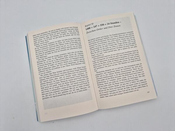 Außenansicht des Buches „Bergsüchtig“