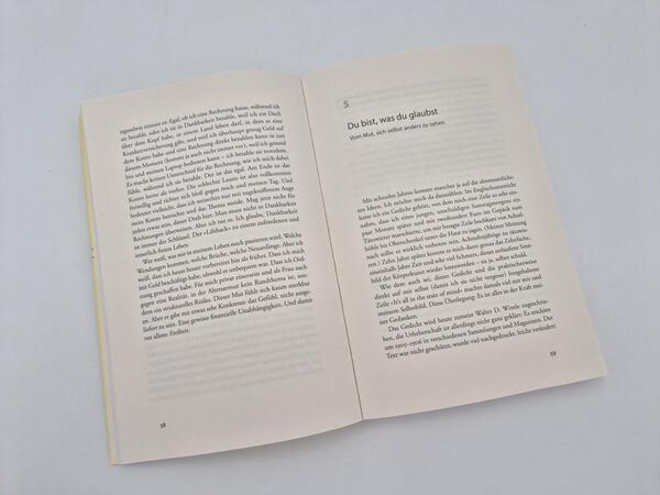 Außenansicht des Buches „Vom Mut, frei zu sein“