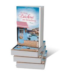 Bücherstapel des Buches „Die kleine Bäckerei am Strandweg“