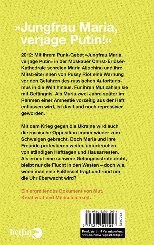 Rückansicht des Buches „Political Girl“
