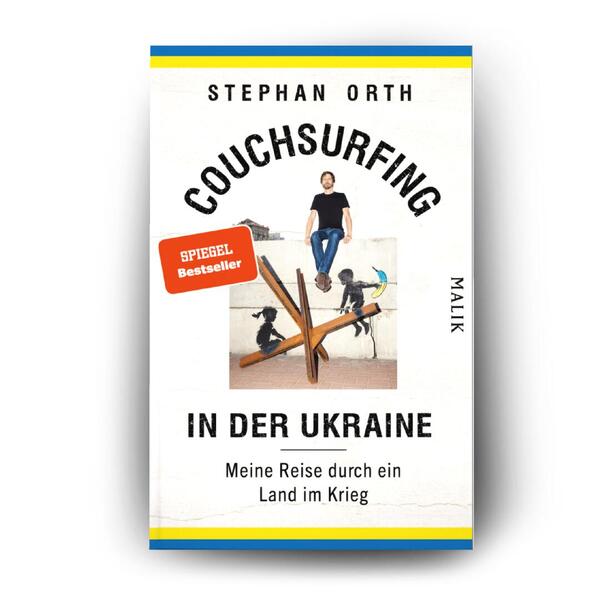Außenansicht des Buches „Couchsurfing in der Ukraine“