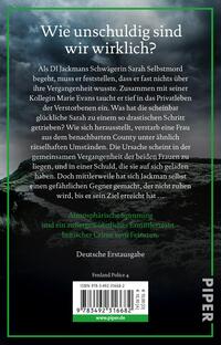 Rückansicht des Buches „Die Schuld der Zeugen“