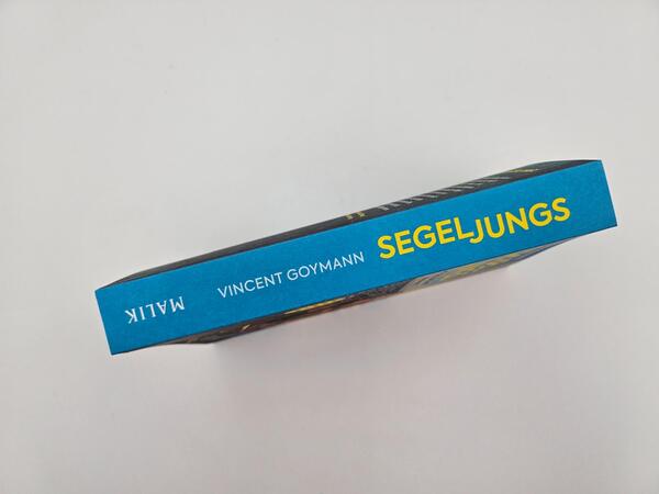Außenansicht des Buches „Segeljungs“