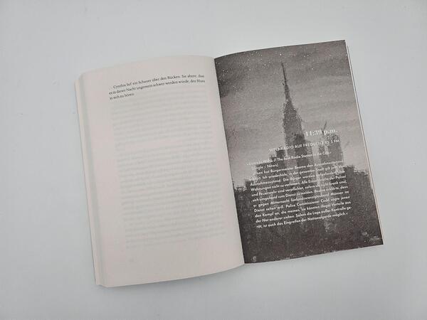 Außenansicht des Buches „Und New York blieb dunkel“