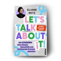 Außenansicht des Buches „Let’s talk about it!“