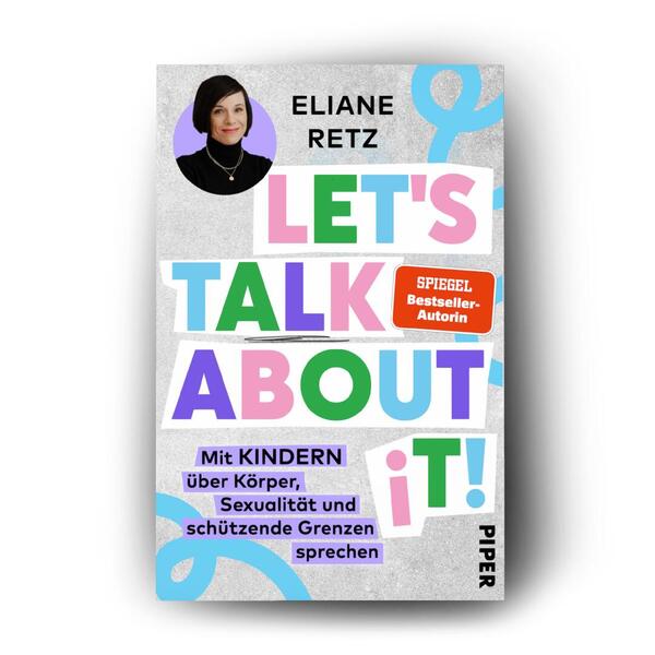 Außenansicht des Buches „Let’s talk about it!“