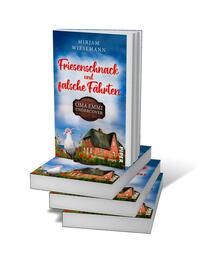 Bücherstapel des Buches „Friesenschnack und falsche Fährten. Oma Emmi undercover“