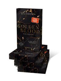 Außenansicht des Buches „Golden Blood – A Deal with Darkness “
