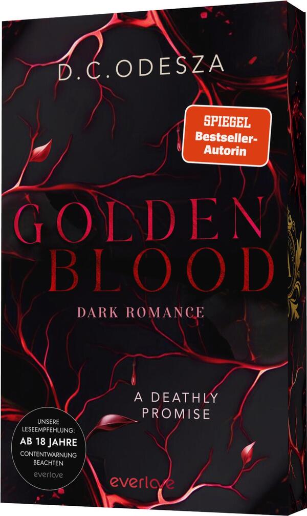 Außenansicht des Buches „Golden Blood – A Deathly Promise “