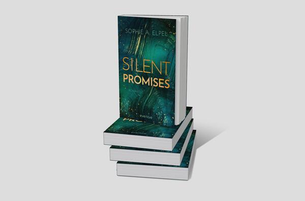 Bücherstapel des Buches „Silent Promises“
