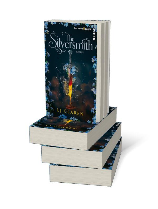 Bücherstapel des Buches „The Silversmith“