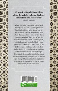 Rückansicht des Buches „Albert Bonnier und seine Zeit“
