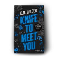 Außenansicht des Buches „Knife to meet you“