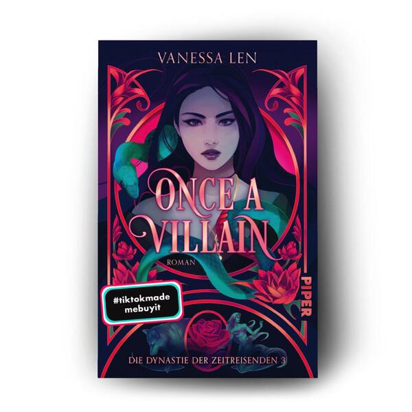 Außenansicht des Buches „Once a Villain“