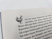 Außenansicht des Buches „Seefahrt mit Huhn“