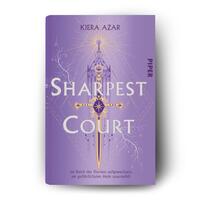 Außenansicht des Buches „Sharpest Court“