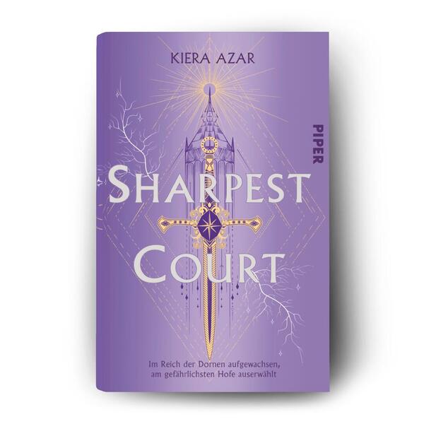 Außenansicht des Buches „Sharpest Court“