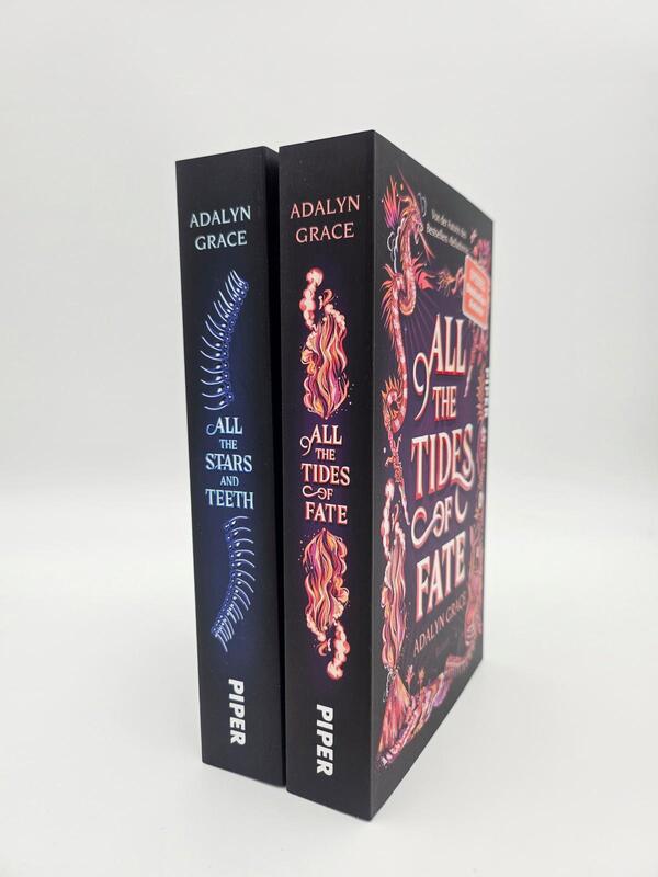 Außenansicht des Buches „All the Tides of Fate“