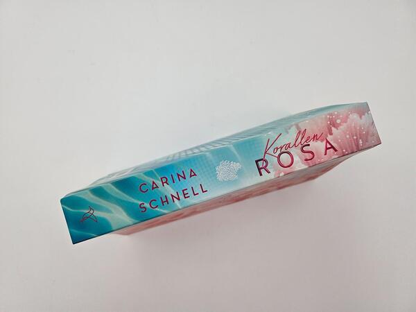 Außenansicht des Buches „Korallenrosa“