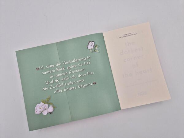 Außenansicht des Buches „The Darkest Corner of the Heart“