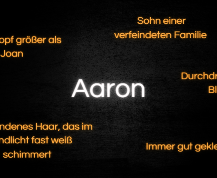 Personenbeschreibung von Aaron aus Vanessa Lens „Only a Monster“