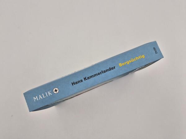 Außenansicht des Buches „Bergsüchtig“