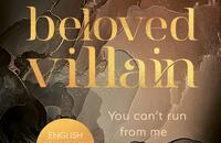 Das Buchcover zeigt einen sanften, geschwungenen Hintergrund in dunklen Brauntönen, der mit goldenen Verläufen harmoniert. In der Mitte des Covers prangt der Titel „beloved villain“ in großer, geschwungener Schrift, gefolgt von dem Untertitel „You can’t run from me“ in einer subtileren Schrift. Der Autorname „D.C. Odesza“ ist dezent am oberen Rand angeordnet. Die Atmosphäre ist mysteriös und ansprechend, was auf einen spannenden Inhalt hinweist. Ein runder, orangefarbener Button am unteren Rand zeigt den Text „ENGLISH EDITION BY everlove“.