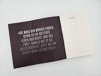 Außenansicht des Buches „Es ist noch nicht vorbei“