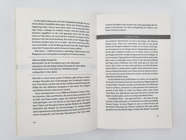Innenansicht des Buches „Ein deutsches Klassenzimmer“