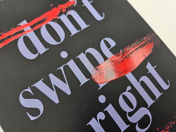 Außenansicht des Buches „Don’t Swipe Right“