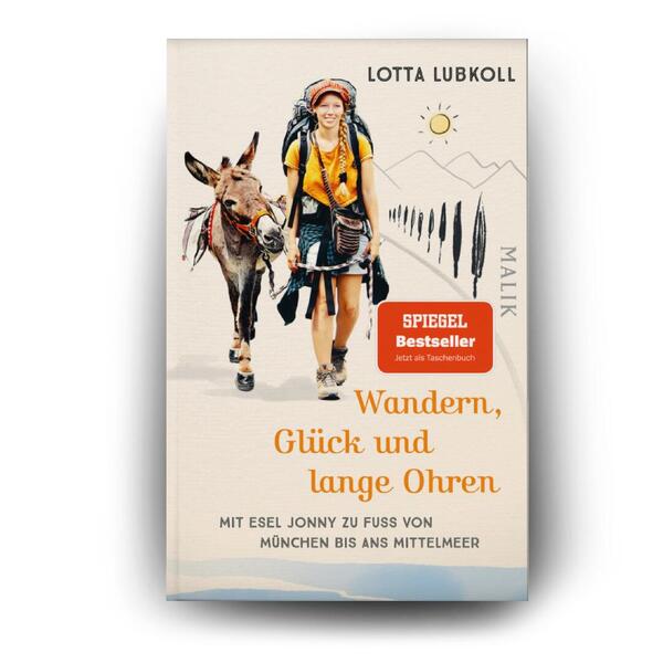 Außenansicht des Buches „Wandern, Glück und lange Ohren“