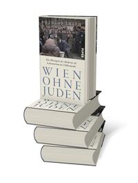 Bücherstapel des Buches „Wien ohne Juden“