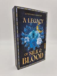 Außenansicht des Buches „A Legacy of Silk and Blood“