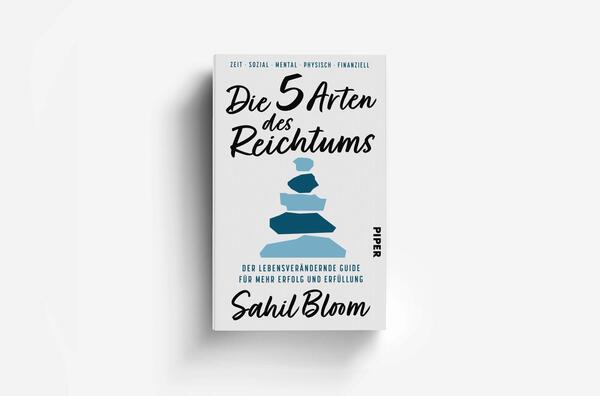 Außenansicht des Buches „Die 5 Arten des Reichtums“