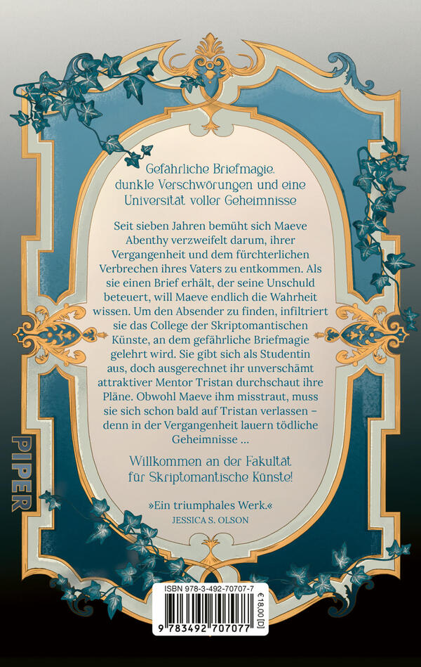 Rückansicht des Buches „Halls of Ivy and Ink“